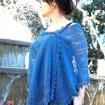 The Witches of Lake Enara rectangular shawl