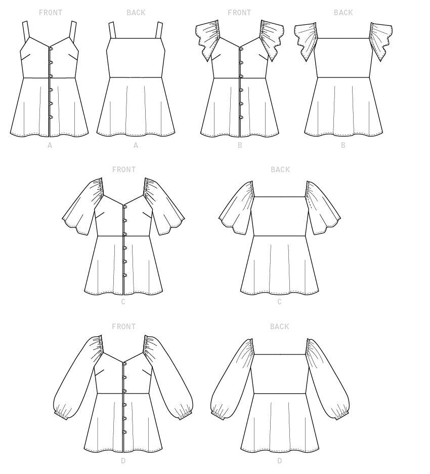 McCall's Misses' Tops M7902 - Sewing Pattern
