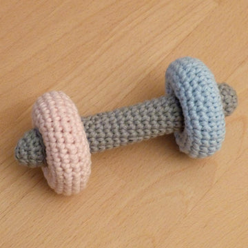 Dumbbell rattle