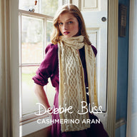 Wednesday Cable & Bobble Scarf - Knitting Pattern in Debbie Bliss Cashmerino Aran