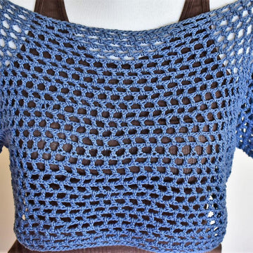 Honeycomb Mesh T - Easy Crochet Pattern