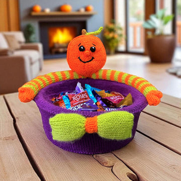 Halloween Pumpkin Chocolate Tub Cover