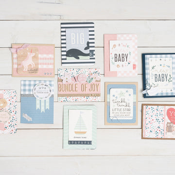 American Crafts Night Night Baby Girl Thickers Stickers 5.5"X11" 151/Pkg - Words & Numbers/Gold Foiled Foam