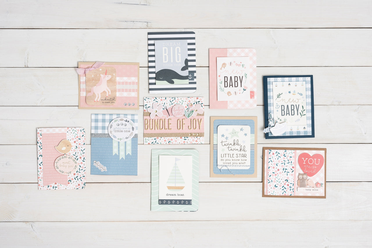 American Crafts Night Night Baby Girl Thickers Stickers 5.5"X11" 151/Pkg - Words & Numbers/Gold Foiled Foam