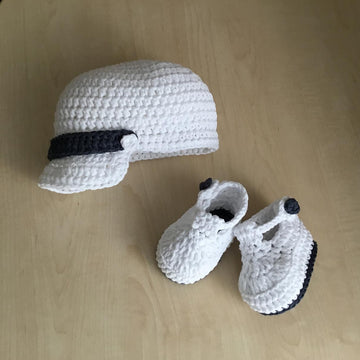 Baby Bootie & Hat Set N 261