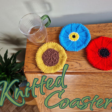 PDF Sunflower, Forget-me-not & Poppy Coasters