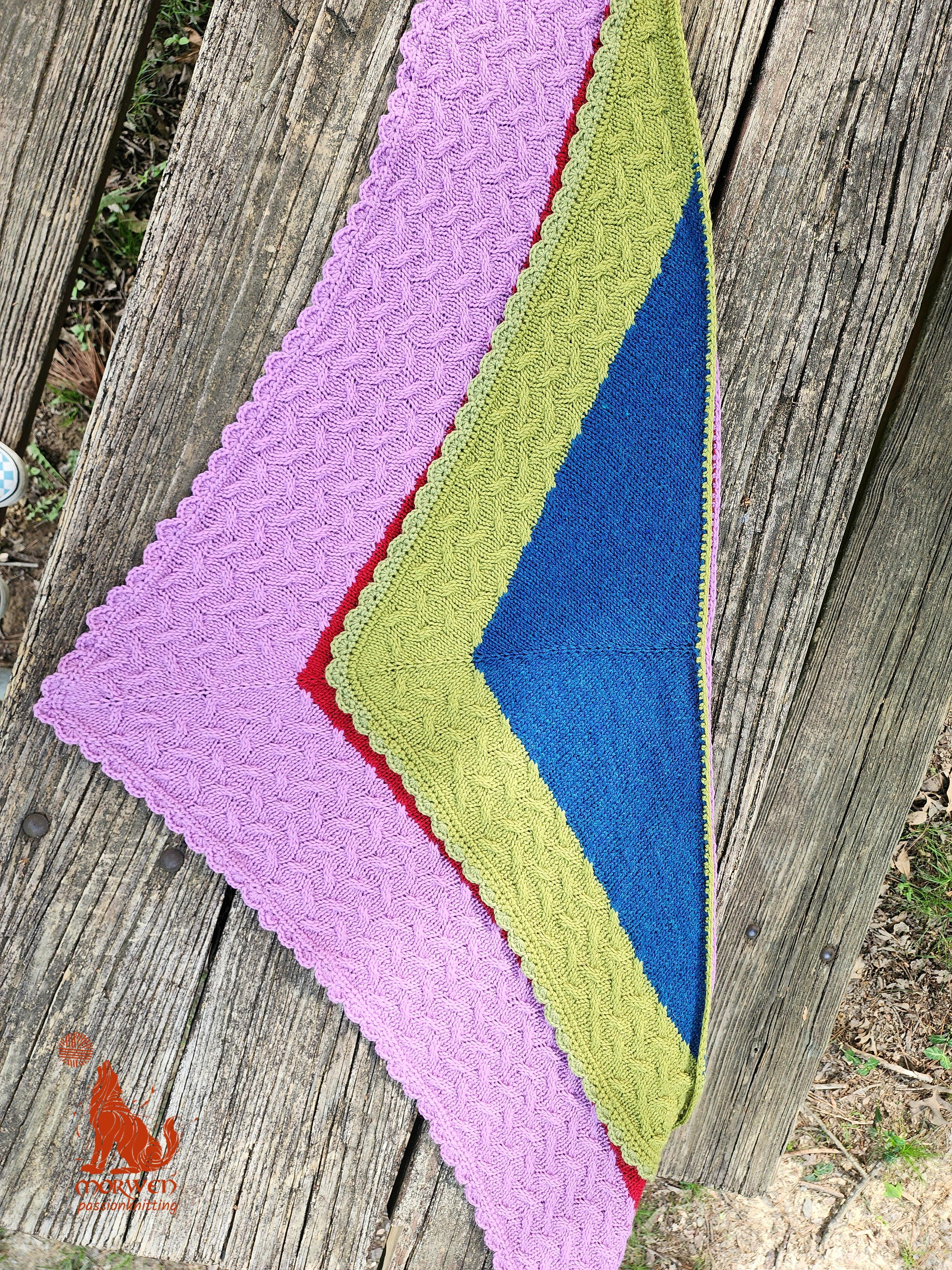 "New Grass" shawl