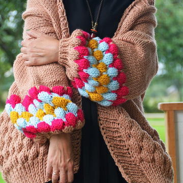 Colored Bubbles Cardigan