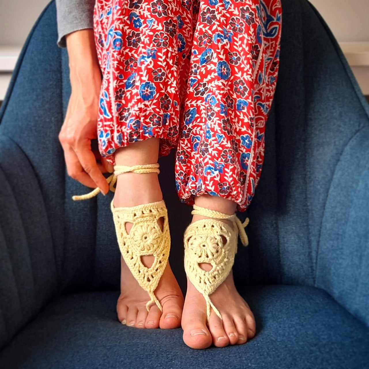 Tangled Barefoot Sandals