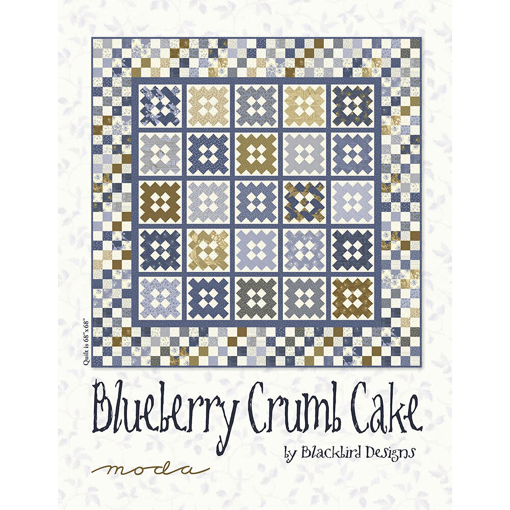 Moda Fabrics Blueberry Crumb Cake - Downloadable PDF