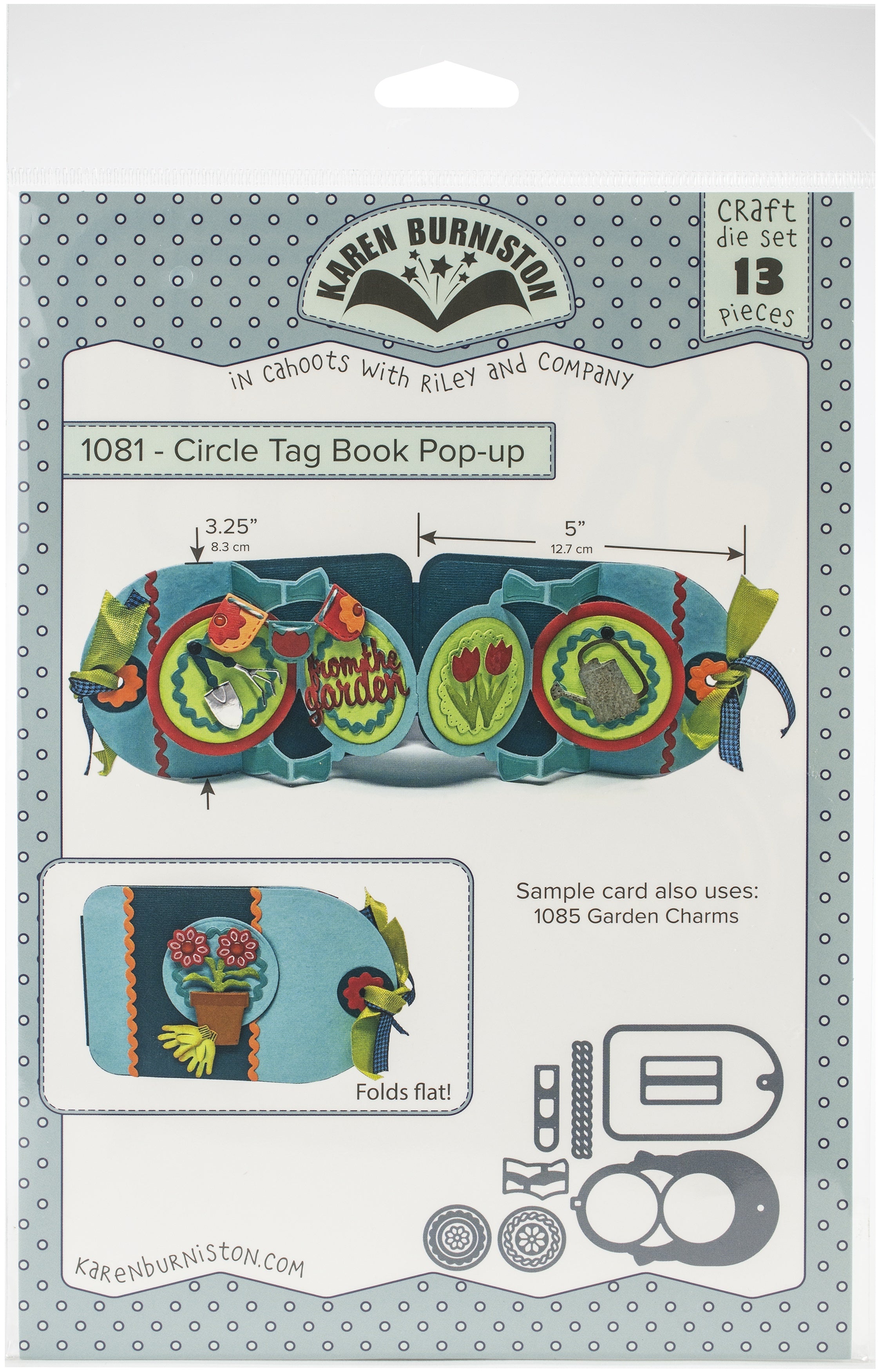 KB Riley Karen Burniston Dies - Circle Tag Book Pop-Up