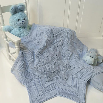 Lourdes Matelassé Crochet Baby Blanket