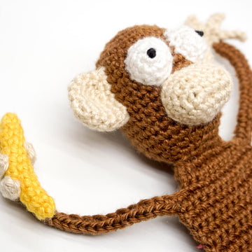 Monkey Bookmark Crochet Pattern