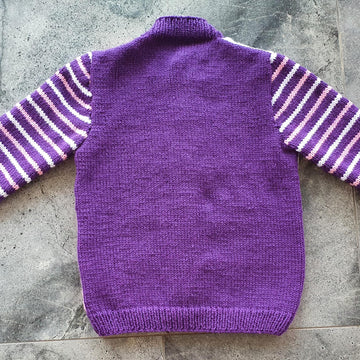 Phoebe - Child’s 8ply cardigan in three colours