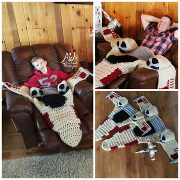 Bulky Spacefighter Blanket