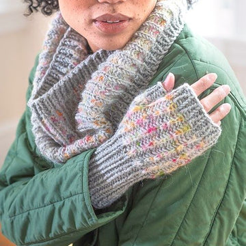 Sayre Cowl & Mitts in Berroco Ultra Wool & Artesia - Downloadable PDF