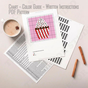 BUNDLE | 5 Various Blanket C2C Crochet Patterns | Beginner-friendly
