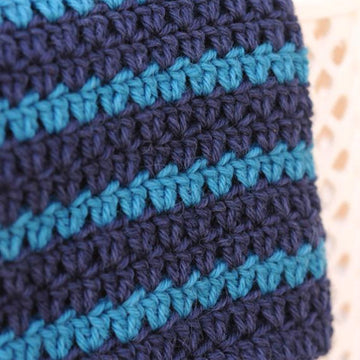 Ingeborg chevron striped cowl scarf