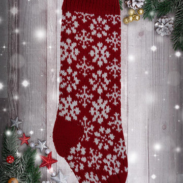 Snowflake Flower Stocking