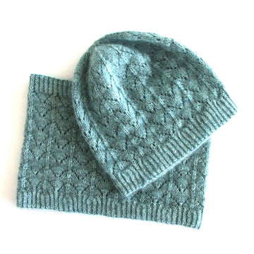 Azurine Hat and Cowl