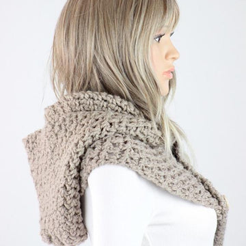 Amelia Crochet Hooded Cowl #809