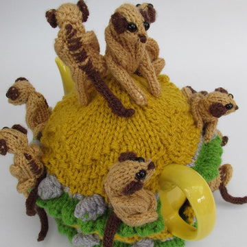 Meerkat Tea Cosy Knitting Pattern
