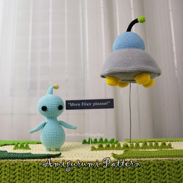 PuPu & UFO Amigurumi Pattern – Crochet PDF Tutorial