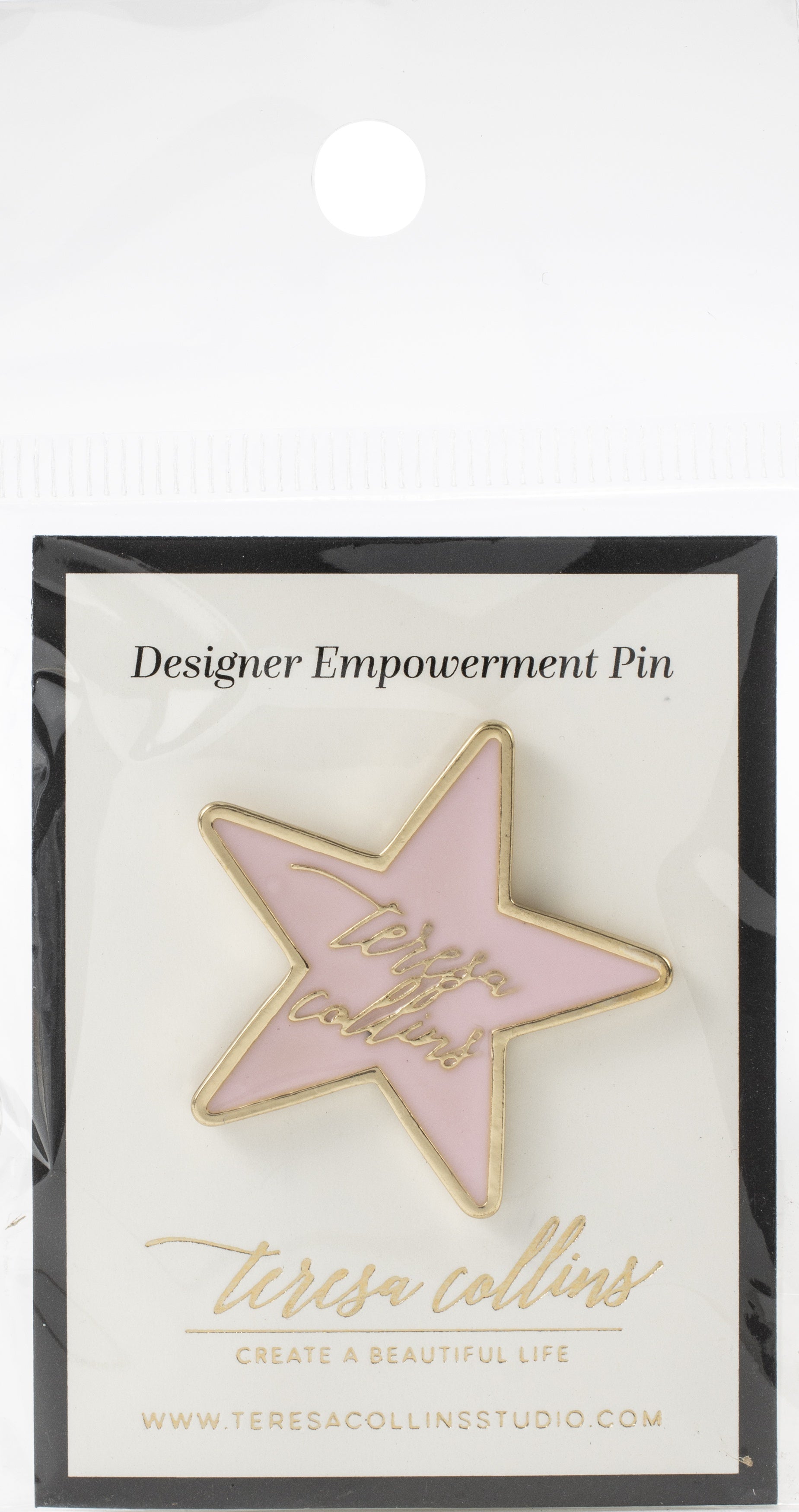 Teresa Collins Designer Enamel Pin - Teresa Collins Star