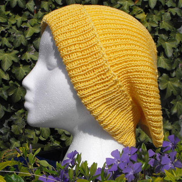 THE SUPER SLOUCH BEANIE HAT KNITTING PATTERN - MADMONKEYKNITS