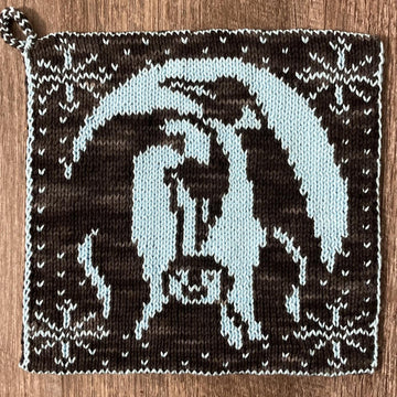 Winter Penguin Potholder