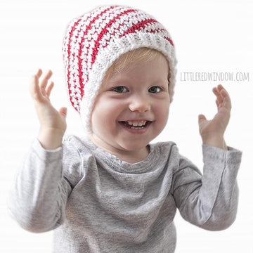 Peppermint Candy Cane Hat