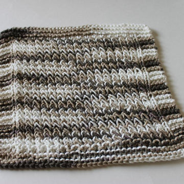 Twisted Rib Stitch Dishcloth