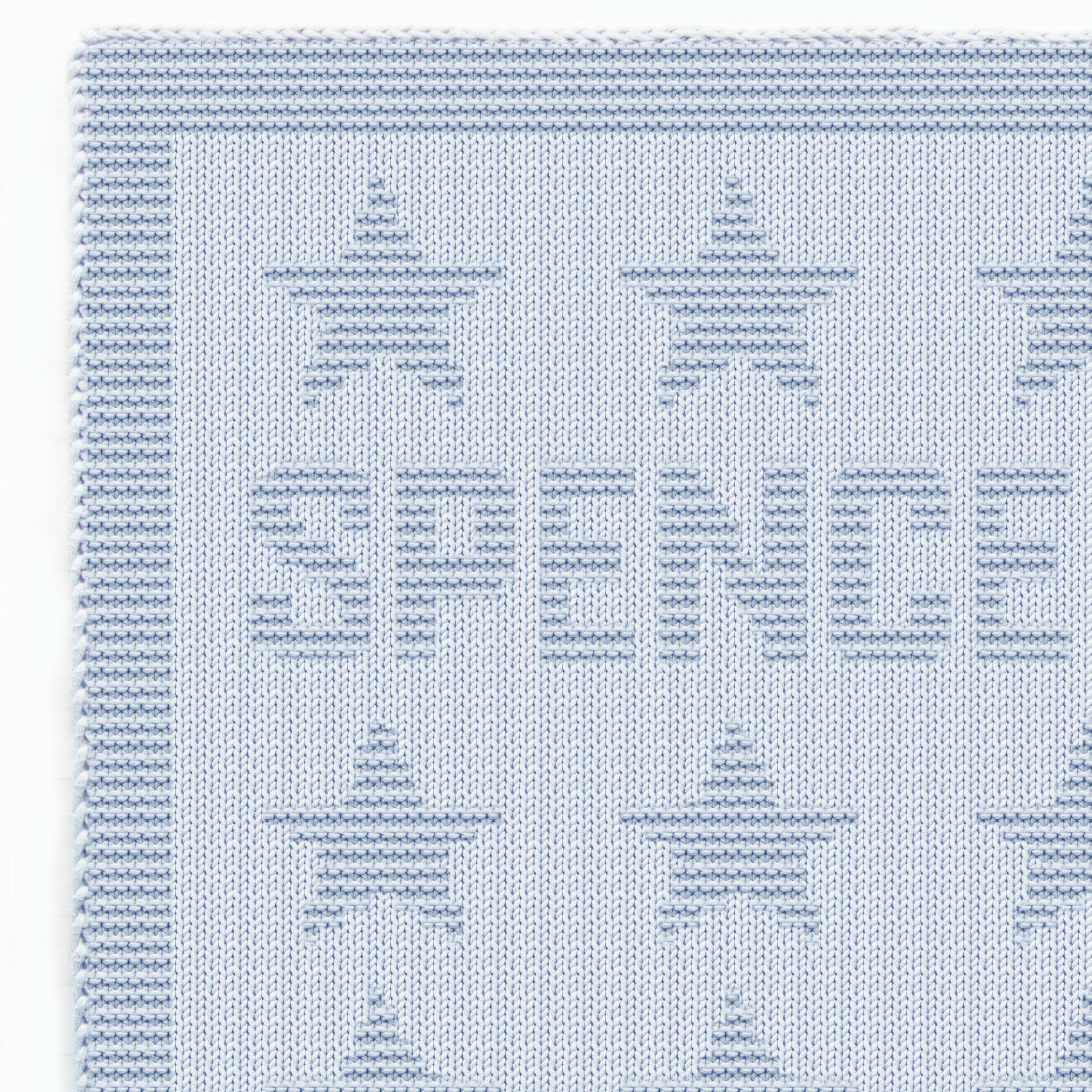 Knitting Pattern SPENCER knit chunky blanket Knit-Purl only with star motifs
