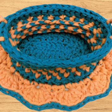 Crochet Basket & Doily Pattern