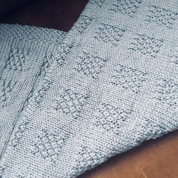 Knitting Pattern, Check Check Blanket