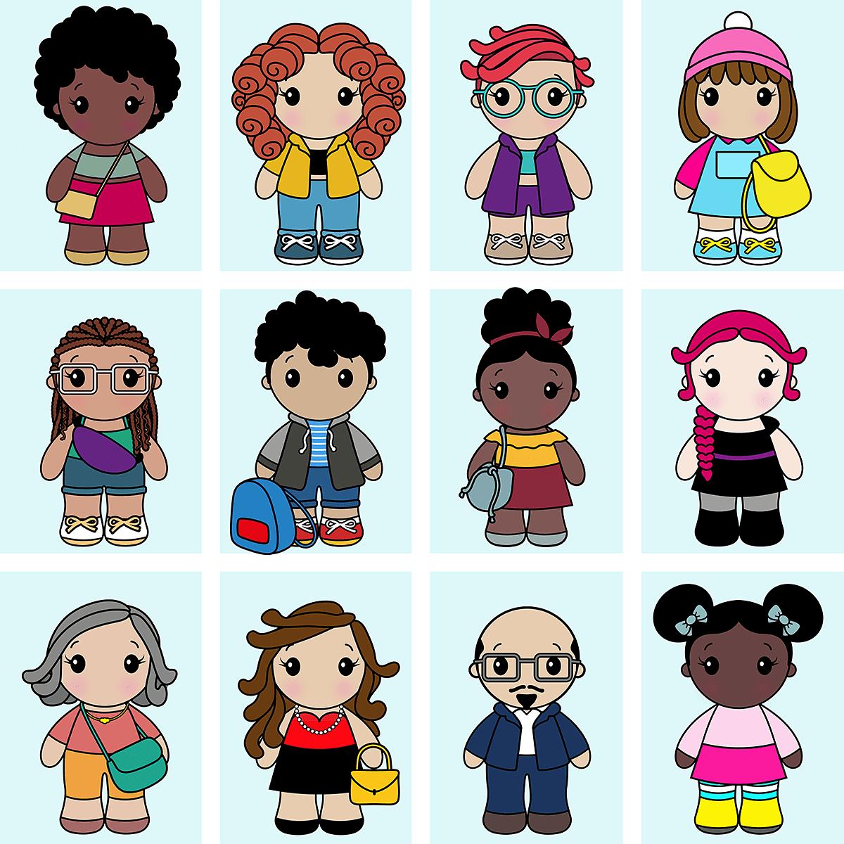 Amigurumi in your style - crochet pattern by Crochelandia