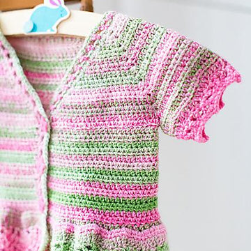 Rosetta baby cardigan