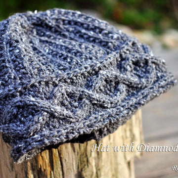 Hat with Diamonds Band