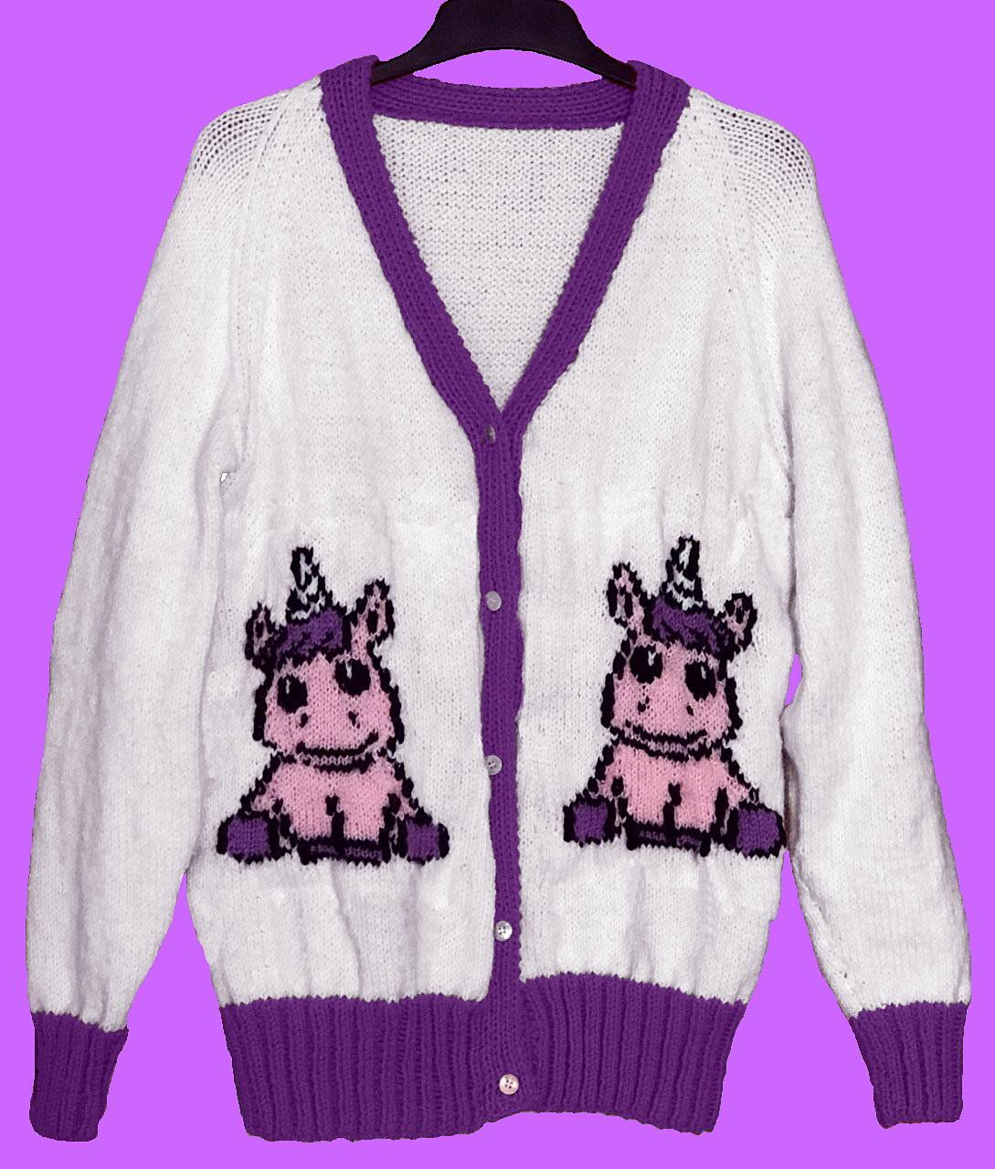 Adults Unicorn Cardigan