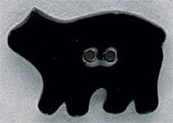 Mill Hill Button 86110 - Black Bear