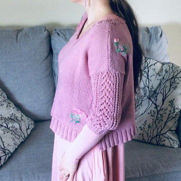 Peonies Pullover