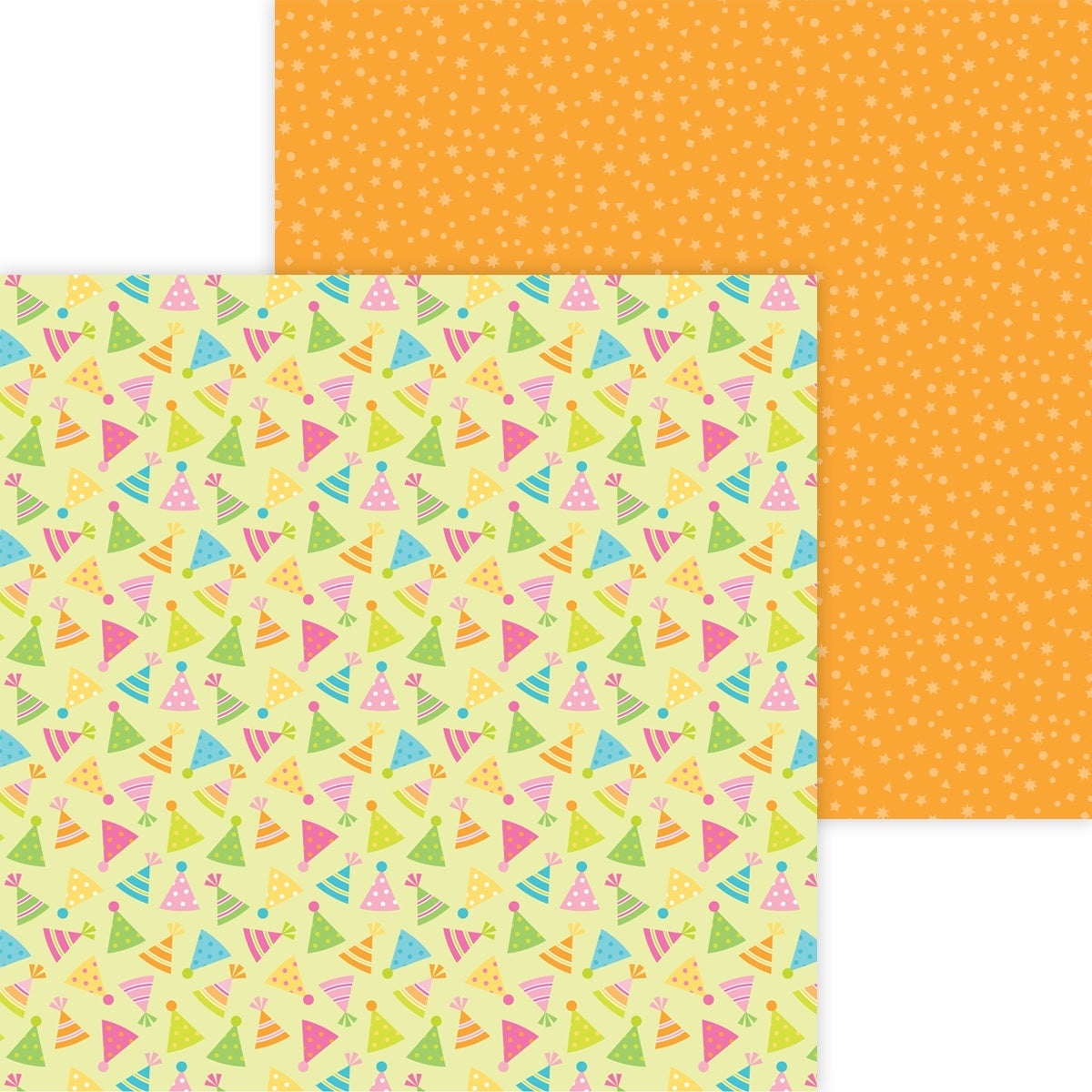 Doodlebug Hey Cupcake Double-Sided Cardstock 12"X12" 25/Pkg - Hip Hip Hooray