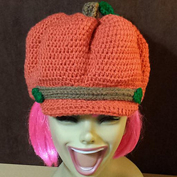 Pumpkin Newsboy Cap