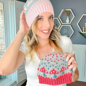 Amanita Mushroom Beanie Hat