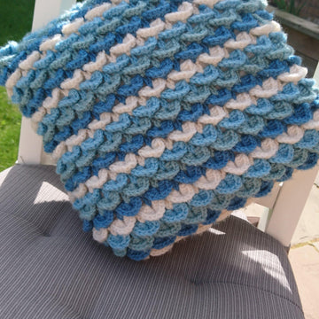 White Horses Cushion