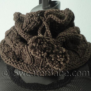 #142 Drawstring Lace Cowl