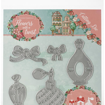 Find It Trading Yvonne Creations Die - Perfume, Flowers With A Twist