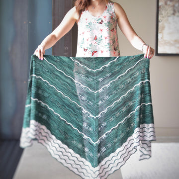 Malachite Lace Shawl