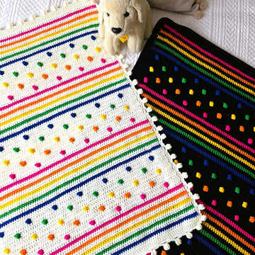 Spots & Stripes Baby Blanket