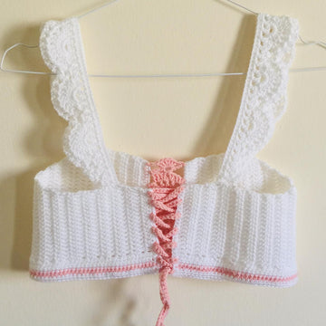 Fan Stitch Straps Top